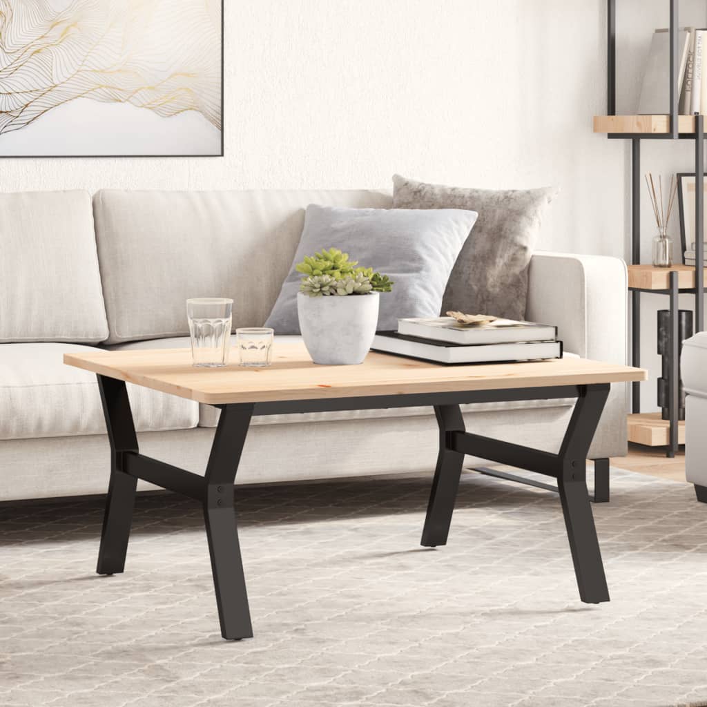vidaXL Coffee Table Legs Y-Frame 80x70x43 cm Steel 1