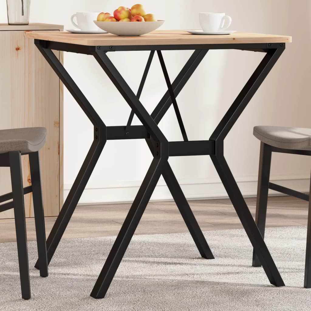 vidaXL Dining Table Legs Y-Frame 60x60x73 cm Steel 1
