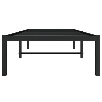 vidaXL Metal Bed Frame without Mattress Black 80x200cm 5