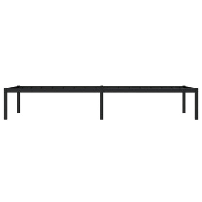 vidaXL Metal Bed Frame without Mattress Black 80x200cm 6