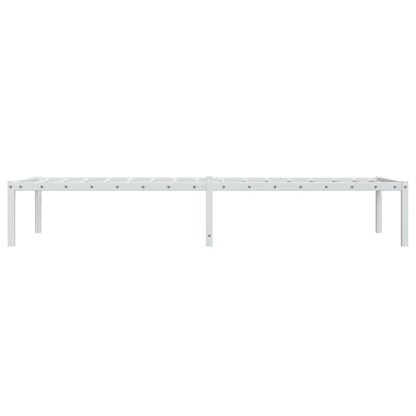 vidaXL Metal Bed Frame without Mattress White 80x200cm 6