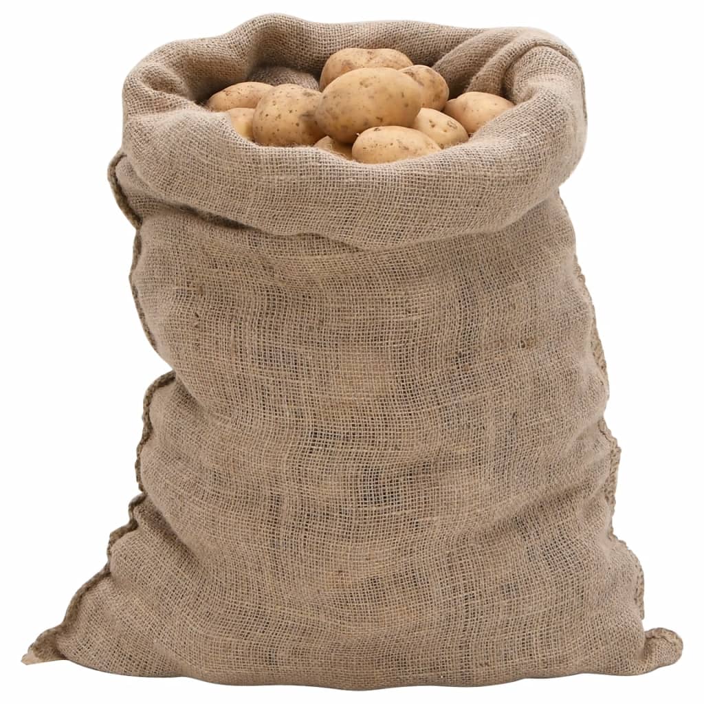 vidaXL Jute Sacks 10 pcs 60x105 cm 100% Jute 220 gsm 2