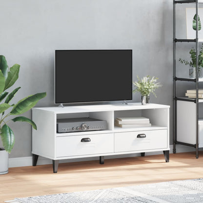 vidaXL TV Cabinet VIKEN White Engineered Wood 3