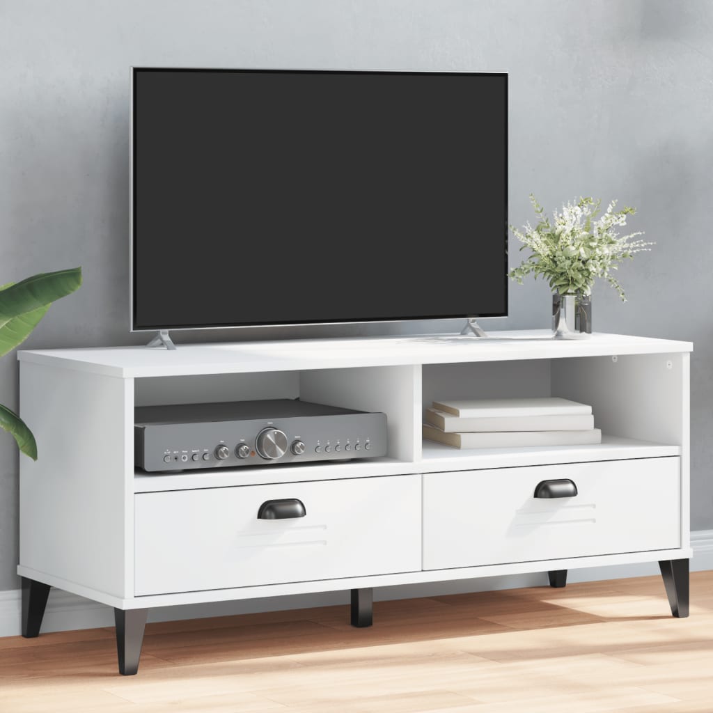 vidaXL TV Cabinet VIKEN White Engineered Wood 1