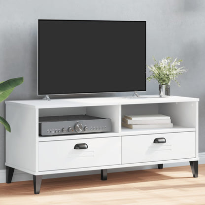 vidaXL TV Cabinet VIKEN White Engineered Wood 1