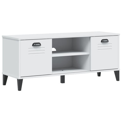 vidaXL Shoe Bench VIKEN White 106x35x45 cm Engineered Wood 2