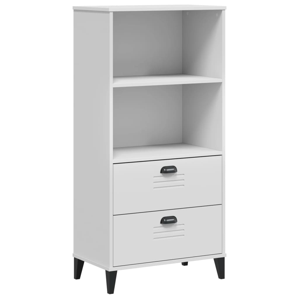 vidaXL Bookcase VIKEN White 60x35x123 cm Engineered Wood 2