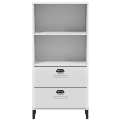 vidaXL Bookcase VIKEN White 60x35x123 cm Engineered Wood 6