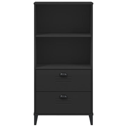 vidaXL Bookcase VIKEN Black 60x35x123 cm Engineered Wood 6