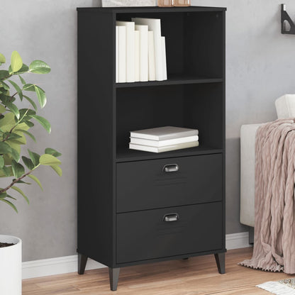 vidaXL Bookcase VIKEN Black 60x35x123 cm Engineered Wood 1
