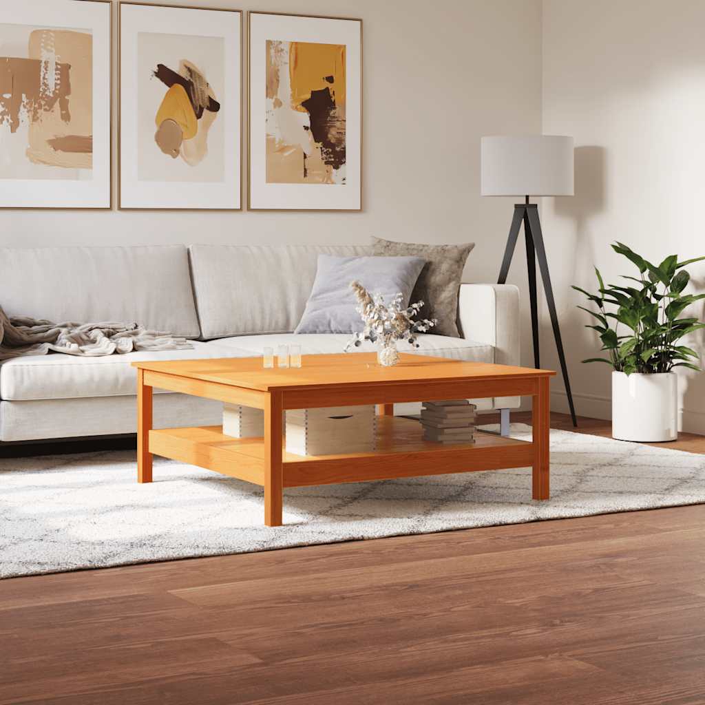 vidaXL Coffee Table Solid Wood Pine