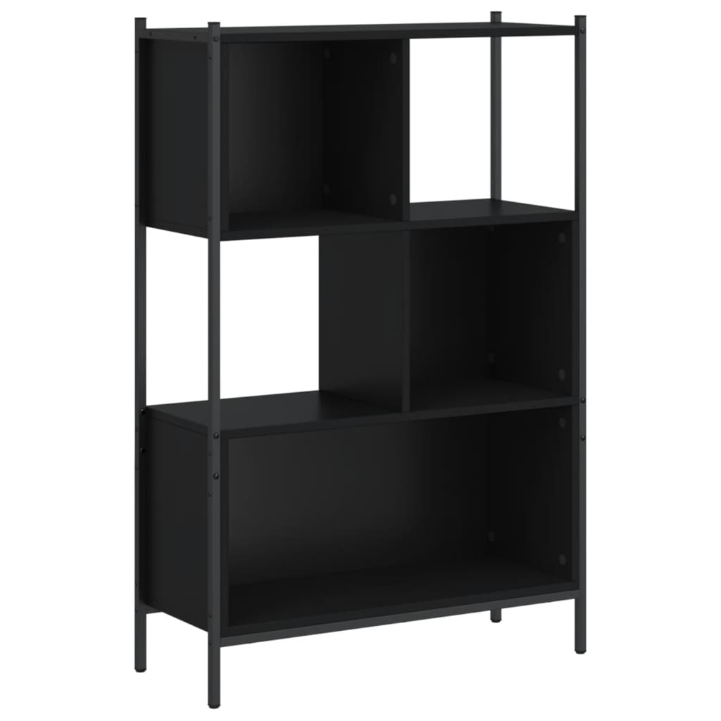 vidaXL Bookcase Black 72x28x109 cm Engineered Wood 2