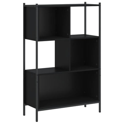 vidaXL Bookcase Black 72x28x109 cm Engineered Wood 2