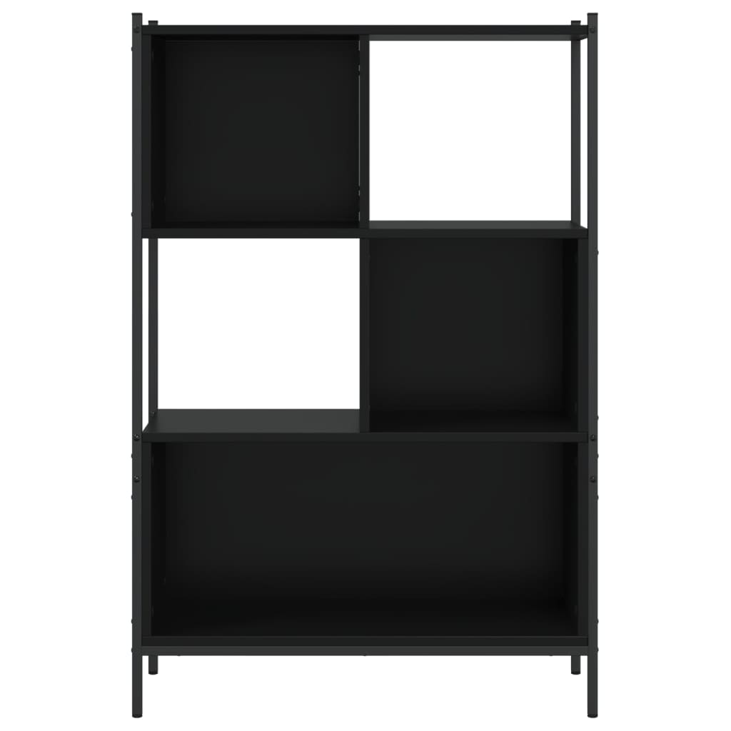 vidaXL Bookcase Black 72x28x109 cm Engineered Wood 5