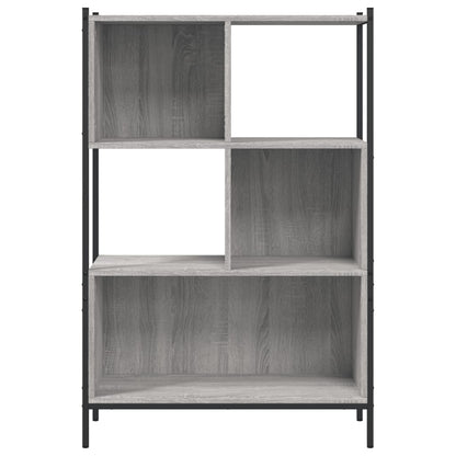 vidaXL Bookcase Grey Sonoma 72x28x109 cm Engineered Wood 5
