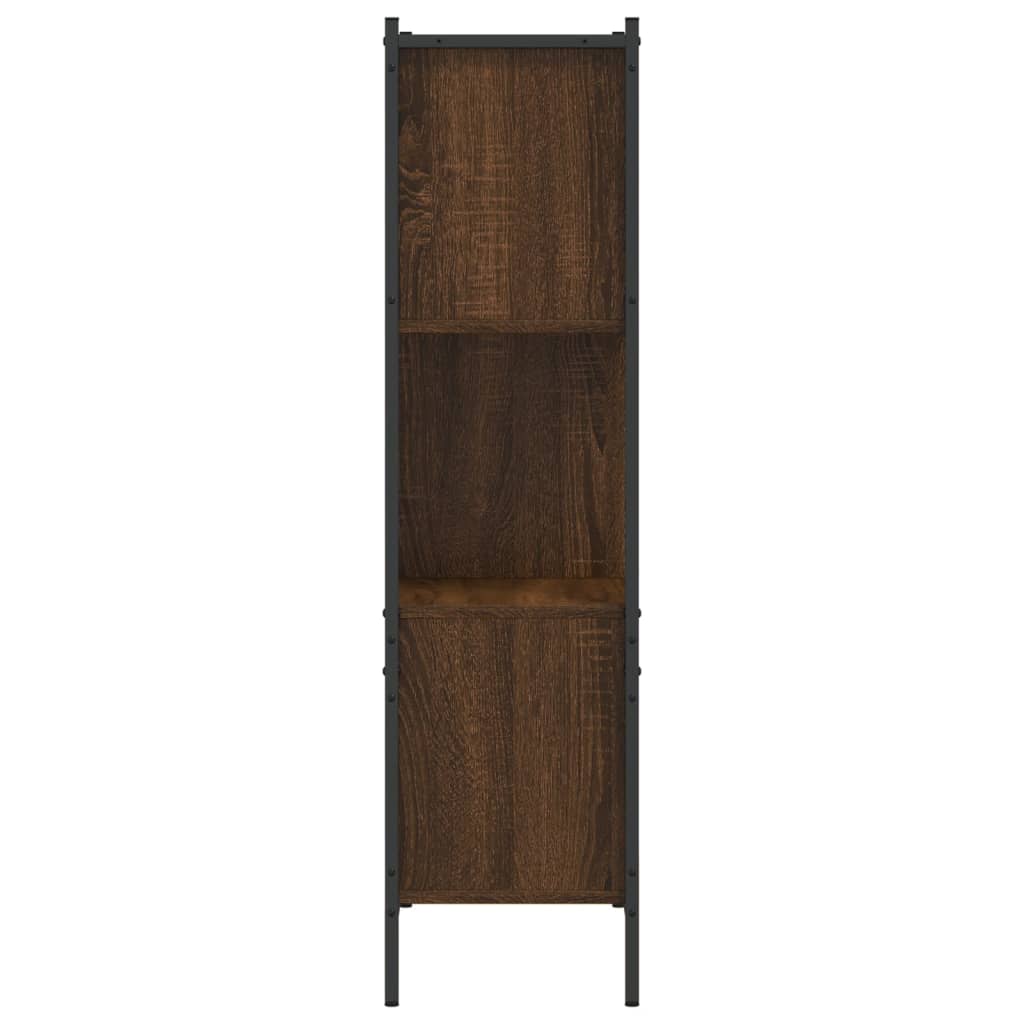 vidaXL Bookcase Brown Oak 72x28x109 cm Engineered Wood 6