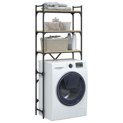 vidaXL Washing Machine Shelf Sonoma Oak 67x25x163 cm Engineered Wood 5