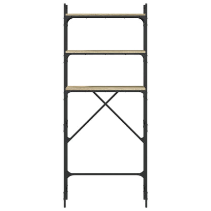 vidaXL Washing Machine Shelf Sonoma Oak 67x25x163 cm Engineered Wood 6