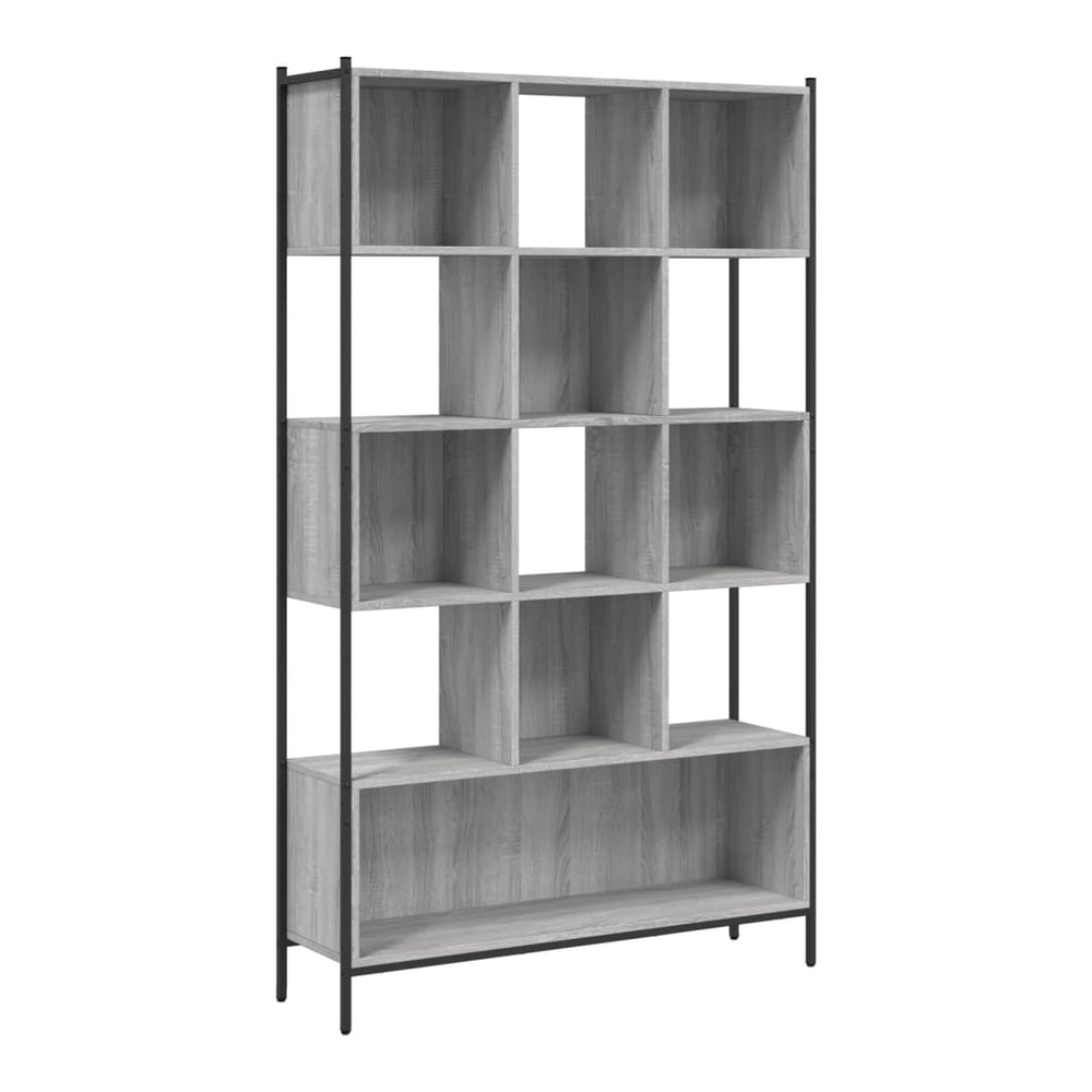 Bookcase 102x28x172 cm Engineered Wood Grey sonoma