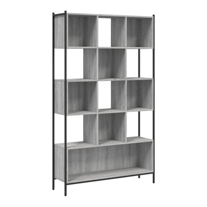 Bookcase 102x28x172 cm Engineered Wood Grey sonoma