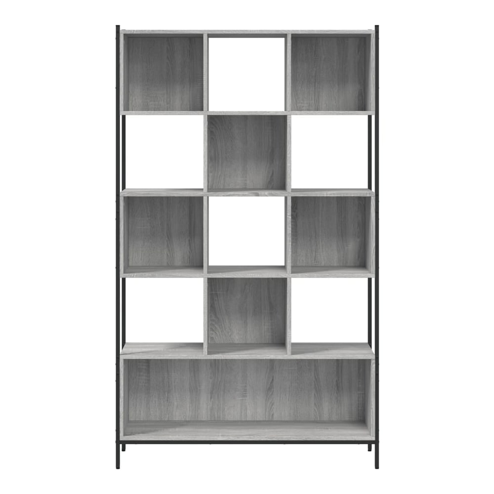Bookcase 102x28x172 cm Engineered Wood Grey sonoma