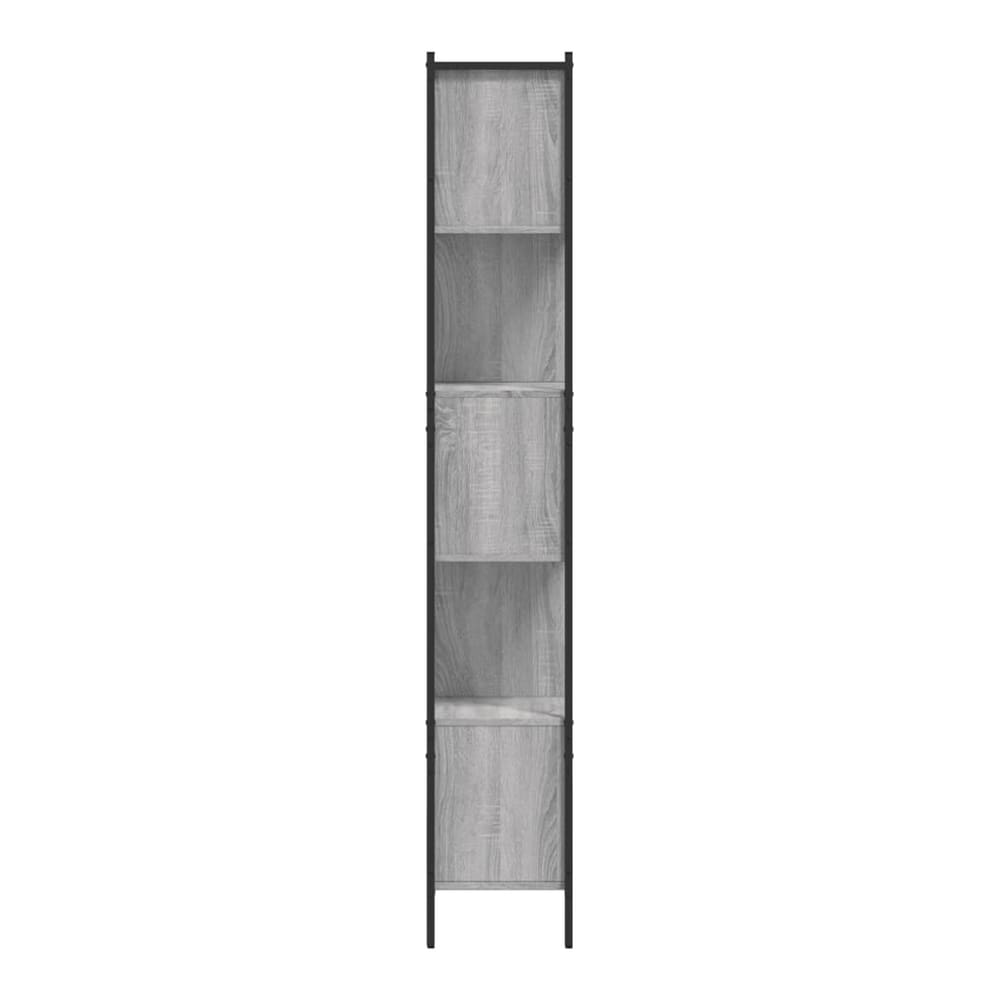 Bookcase 102x28x172 cm Engineered Wood Grey sonoma