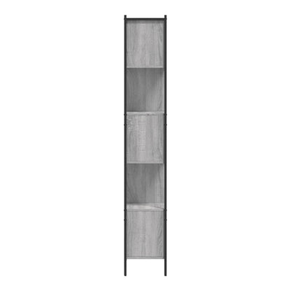 Bookcase 102x28x172 cm Engineered Wood Grey sonoma