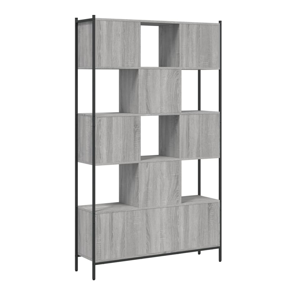 Bookcase 102x28x172 cm Engineered Wood Grey sonoma