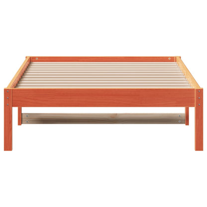 vidaXL Day Bed without Mattress Wax Brown 90x200 cm Solid Wood Pine 4