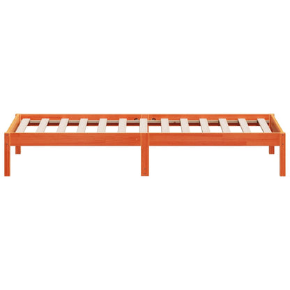 vidaXL Day Bed without Mattress Wax Brown 90x200 cm Solid Wood Pine 5