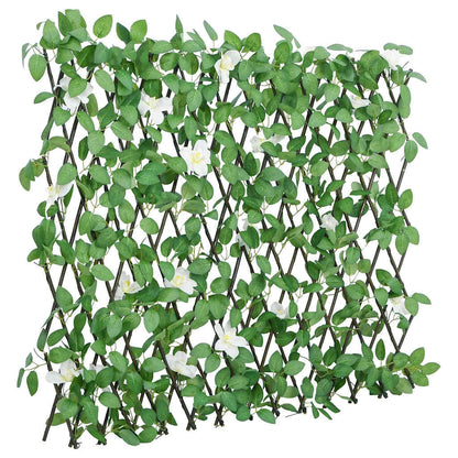vidaXL Artificial Ivy Trellis Expandable Green 5 pcs 186x30 cm 2