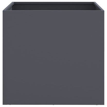 vidaXL Planters 2 pcs Anthracite 42x40x39 cm Steel 5