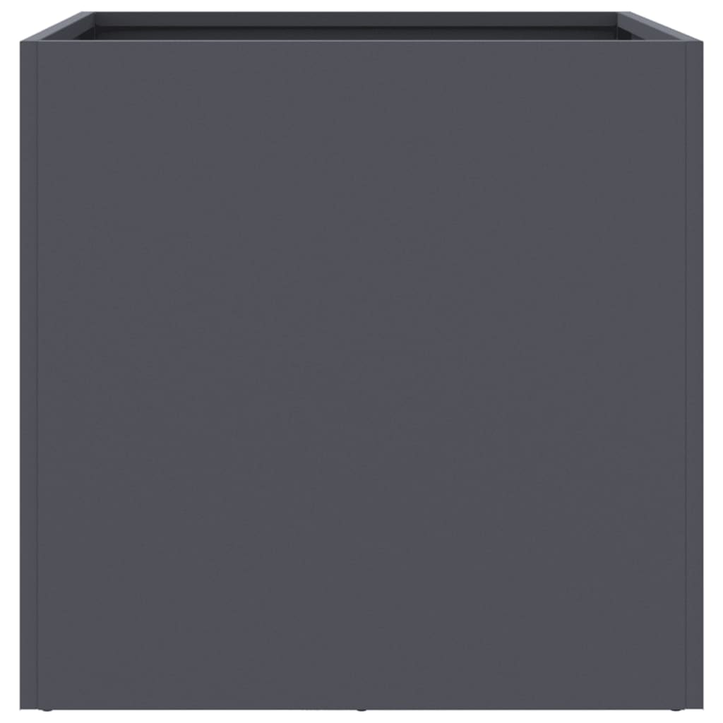 vidaXL Planters 2 pcs Anthracite 42x40x39 cm Steel 6