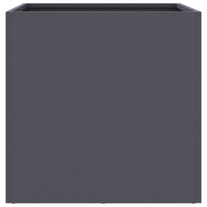 vidaXL Planters 2 pcs Anthracite 42x40x39 cm Steel 6