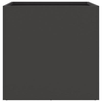 vidaXL Planters 2 pcs Black 49x47x46 cm Steel 6
