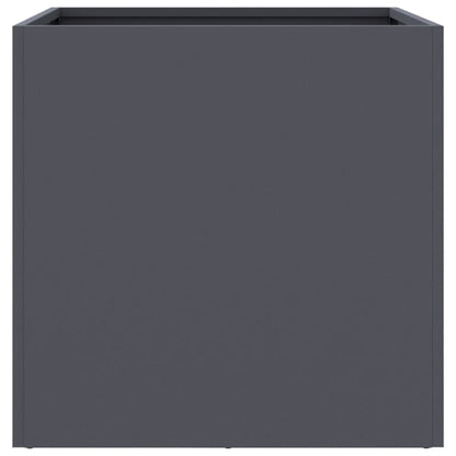vidaXL Planters 2 pcs Anthracite 49x47x46 cm Steel 6