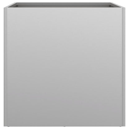 vidaXL Planters 2 pcs Silver 49x47x46 cm Galvanised Steel 6