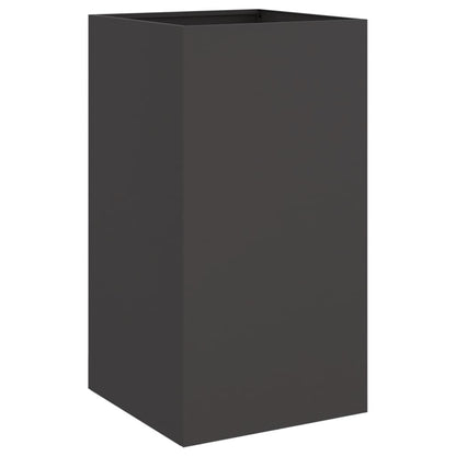 vidaXL Planter Black 42x38x75 cm Steel 2