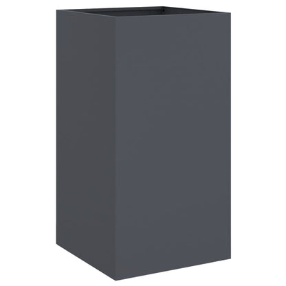 vidaXL Planter Anthracite 42x38x75 cm Steel 2