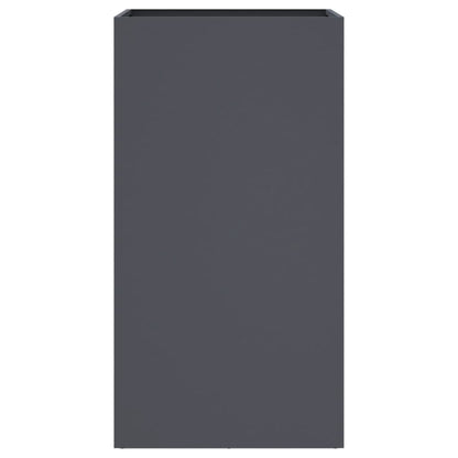 vidaXL Planter Anthracite 42x38x75 cm Steel 5