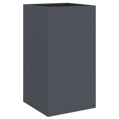 vidaXL Planter Anthracite 42x38x75 cm Steel 6