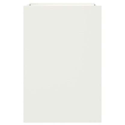 vidaXL Planter White 52x48x75 cm Steel 5