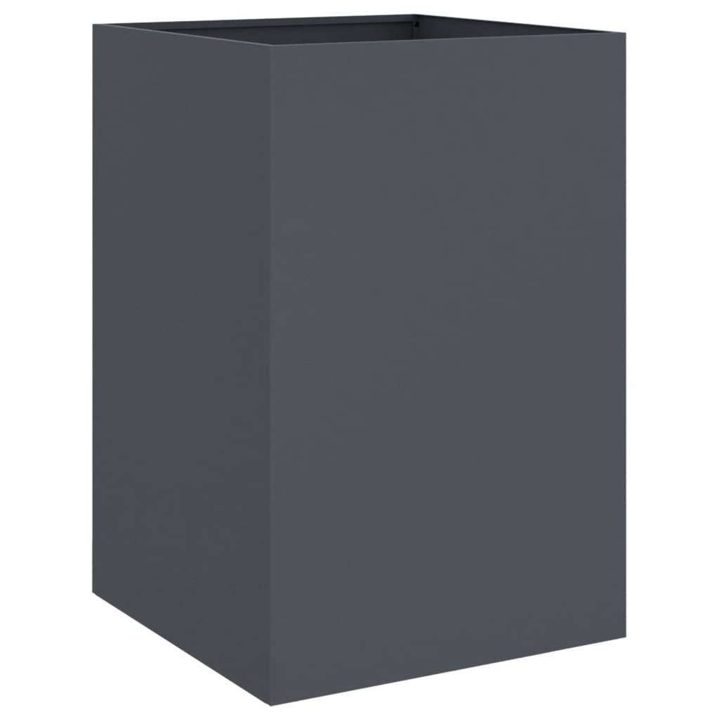 vidaXL Planter Anthracite 52x48x75 cm Steel 2