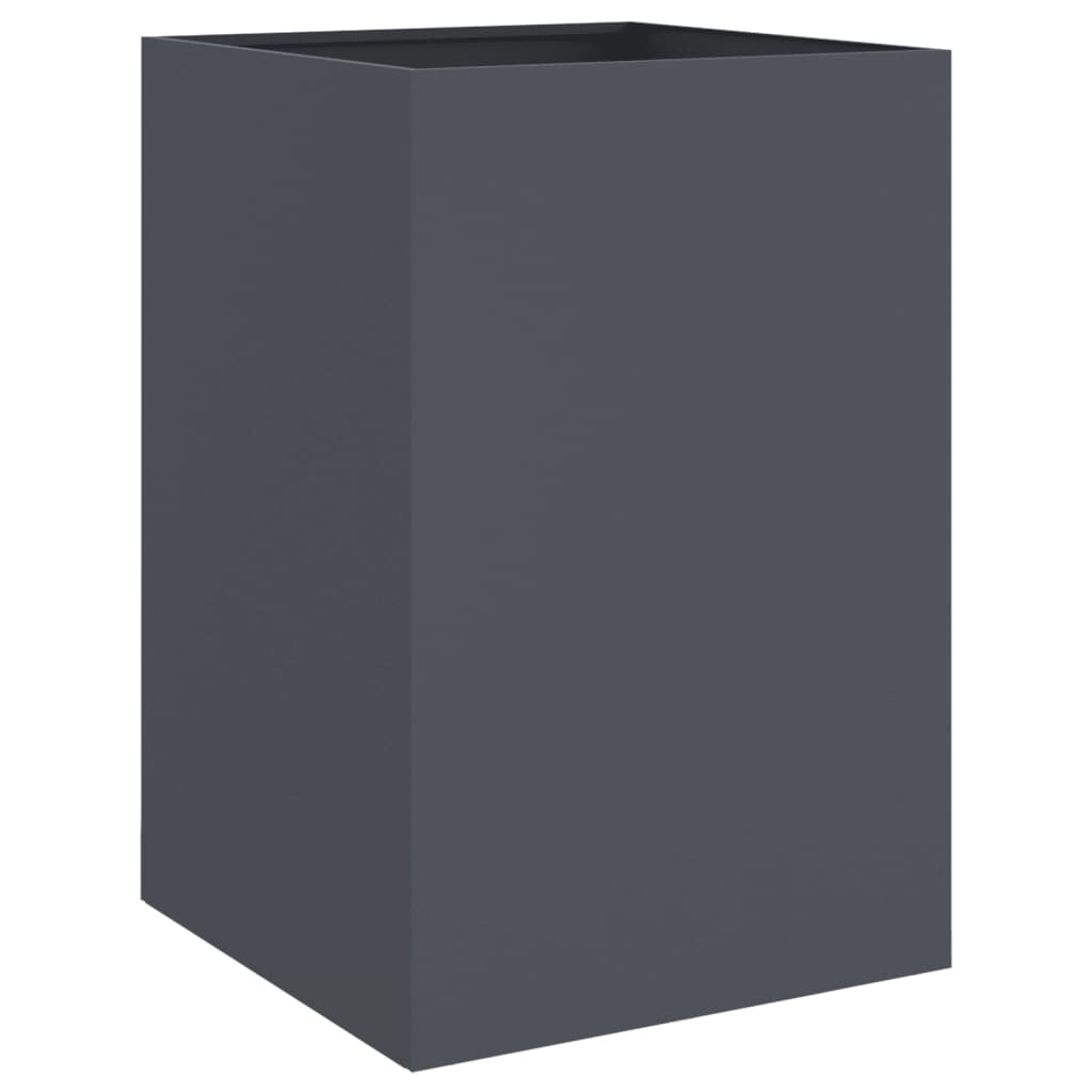 vidaXL Planter Anthracite 52x48x75 cm Steel 6