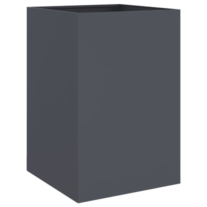 vidaXL Planter Anthracite 52x48x75 cm Steel 6
