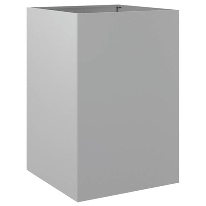 vidaXL Planter Silver 52x48x75 cm Galvanised Steel 2