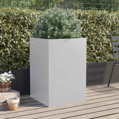 vidaXL Planter Silver 52x48x75 cm Galvanised Steel 3
