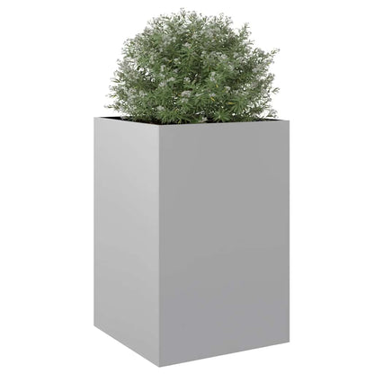 vidaXL Planter Silver 52x48x75 cm Galvanised Steel 4