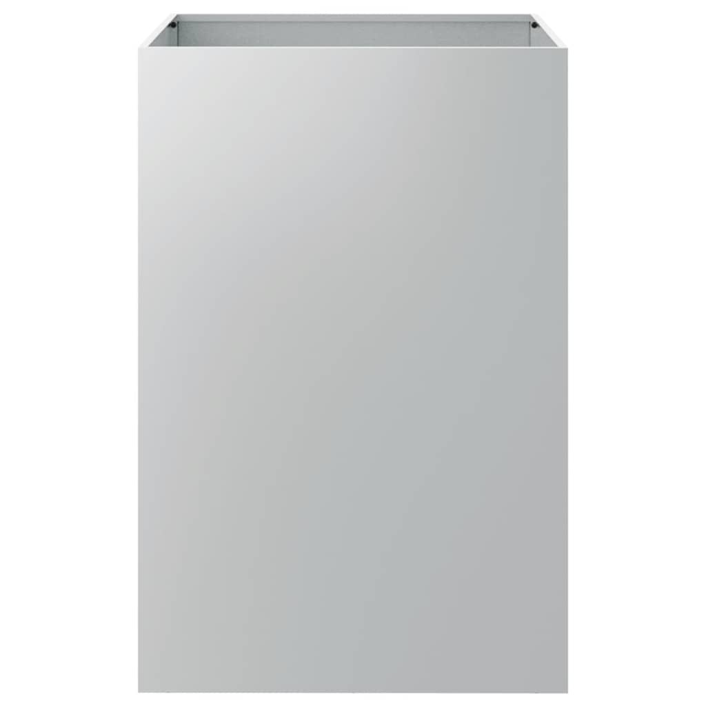 vidaXL Planter Silver 52x48x75 cm Galvanised Steel 6