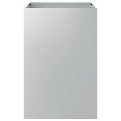 vidaXL Planter Silver 52x48x75 cm Galvanised Steel 6